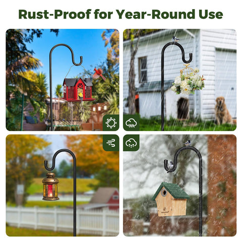 Kingsyard easy-assembly stake for quick setup and lasting outdoor use