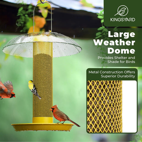 Kingsyard Finch Bird Feeder makes a thoughtful gift for bird lovers.