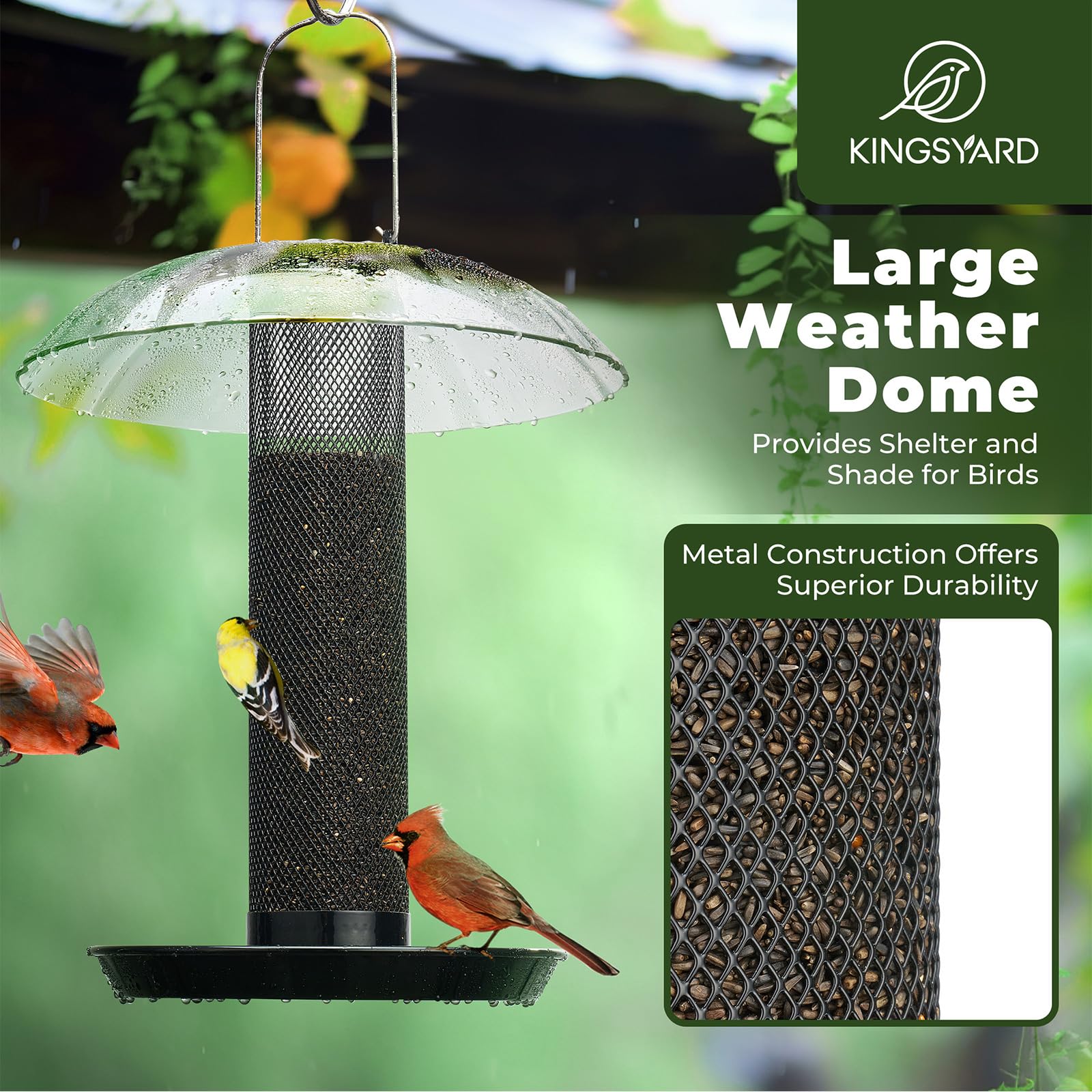 Kingsyard Finch Feeder outdoor gift idea for garden lovers