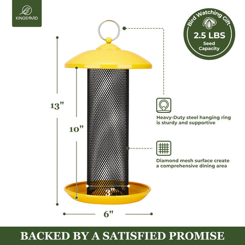 Kingsyard easy refill design with twist off top for quick maintenance