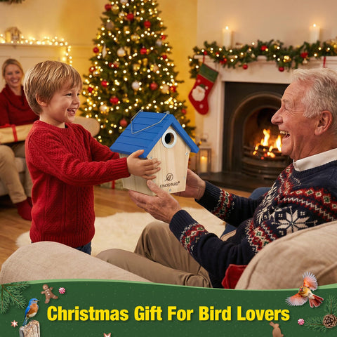 Kingsyard gift-ready wren house ideal for bird lovers and families