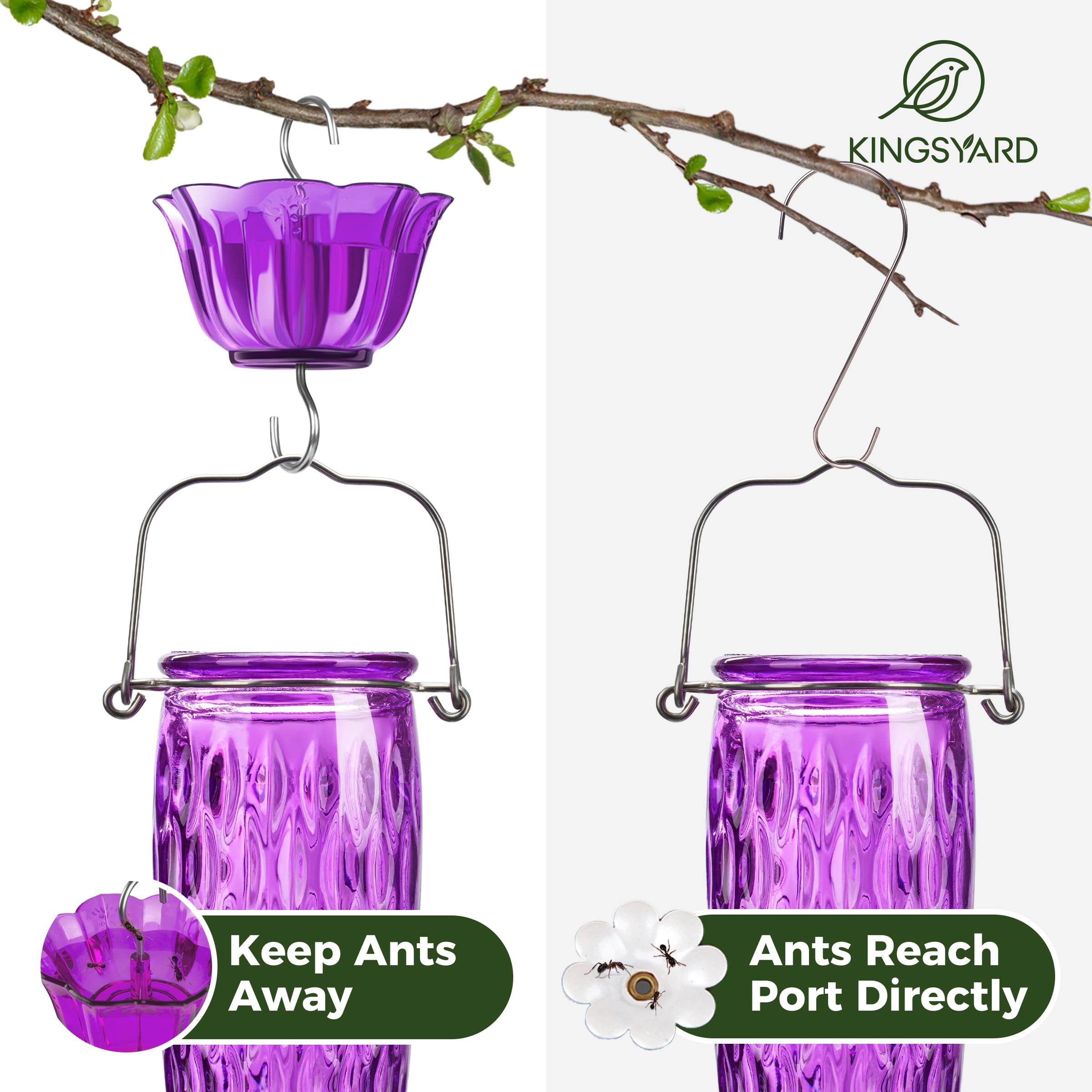 Kingsyard leak-proof base prevents spills in wind and rain.