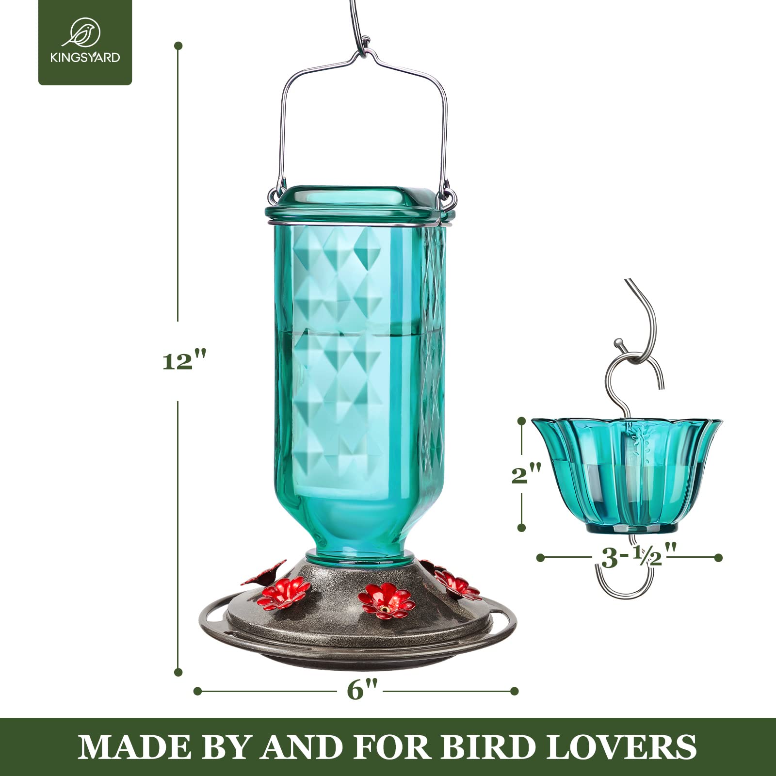 Kingsyard six-port design invites hummingbirds to dine together