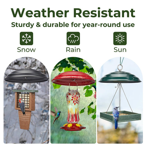 Kingsyard heavy-duty rain guard protects seed quality in wet weather.