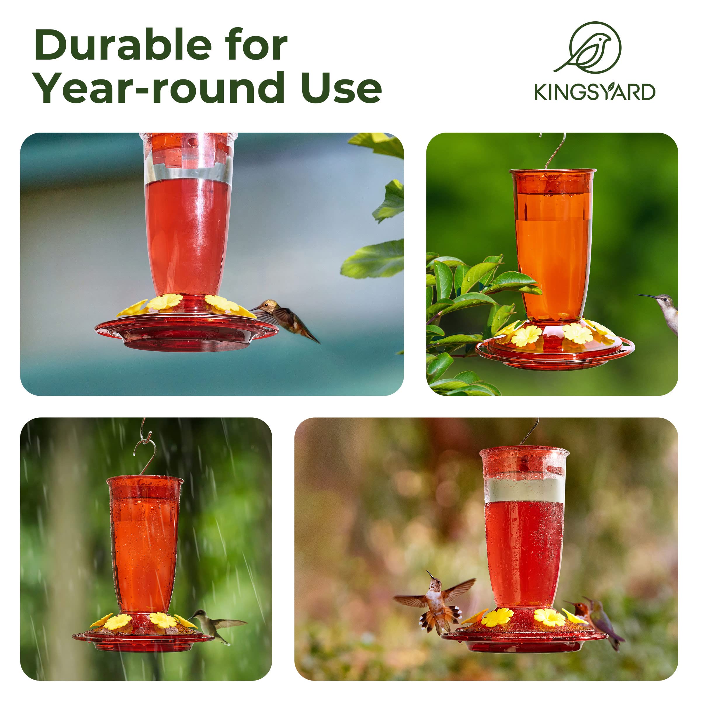 Kingsyard durable outdoor plastic construction withstands weather for long-lasting use