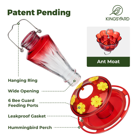 Kingsyard feeder features leak-proof base for outdoors