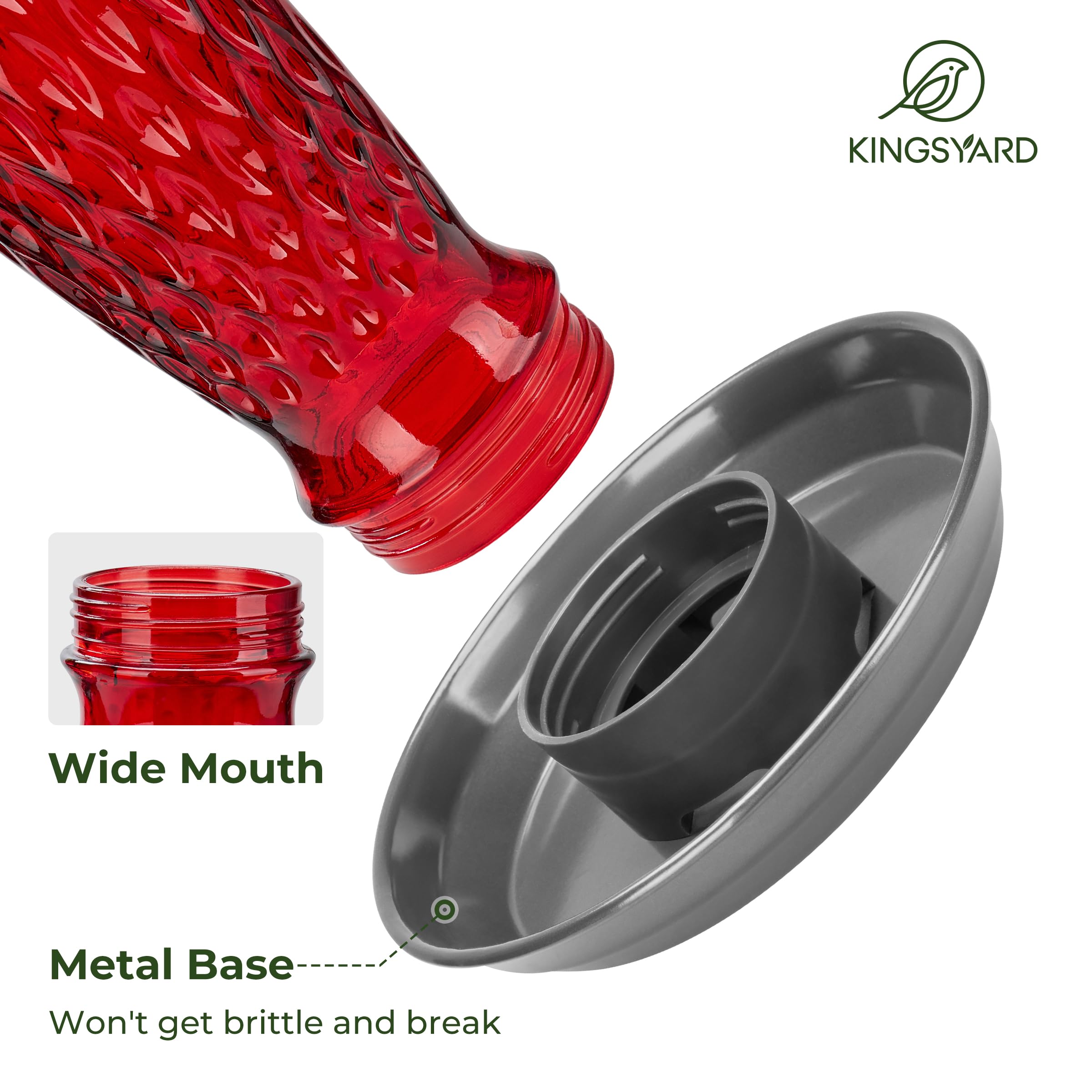 Kingsyard metal hanging bracket illustrating durable garden mounting and decoration.