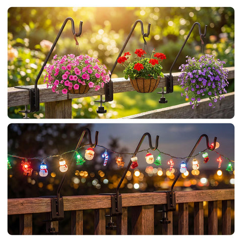 Kingsyard Middium deck hook wind chimes display in the breeze