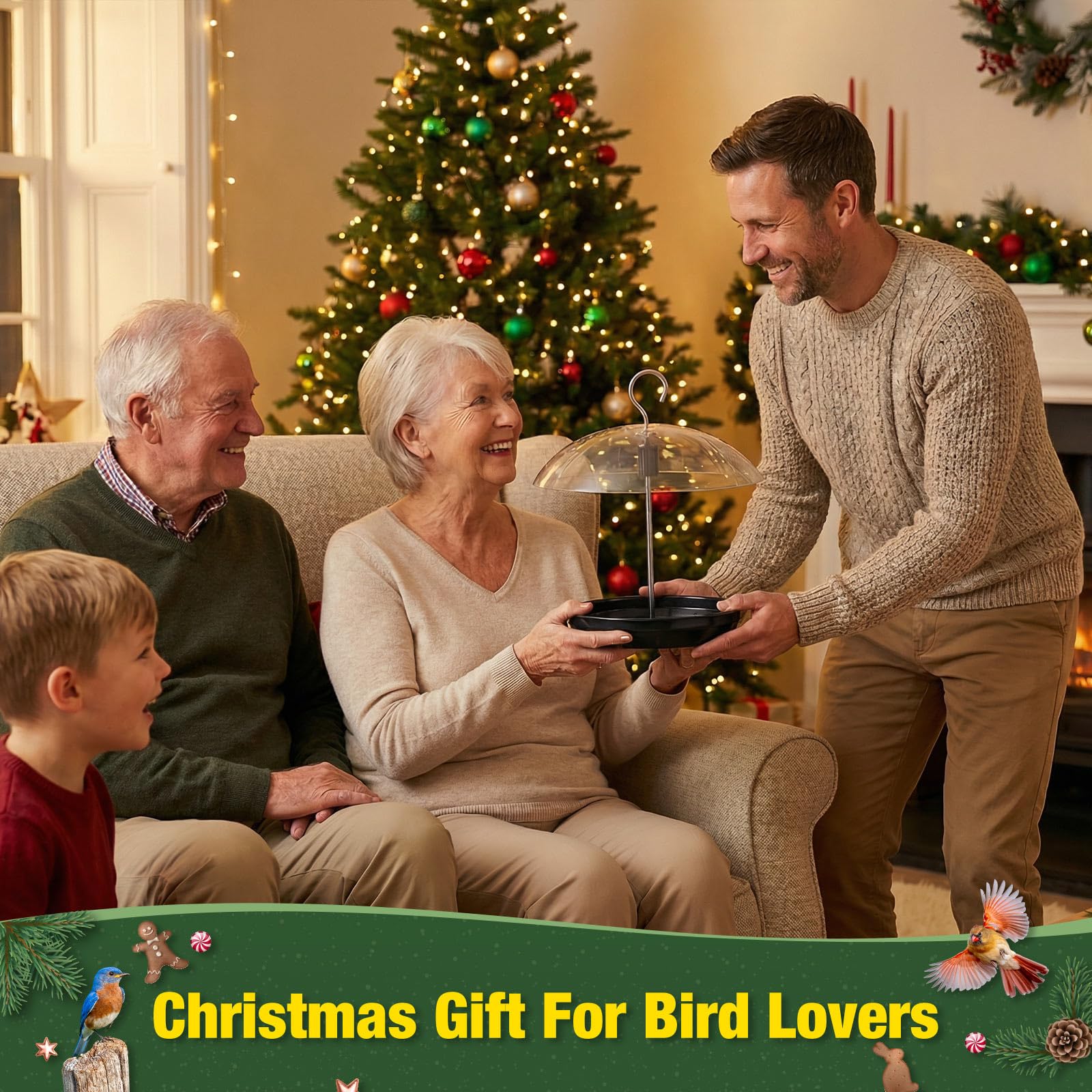 Kingsyard outdoor bird feeder complements any garden or patio setup.