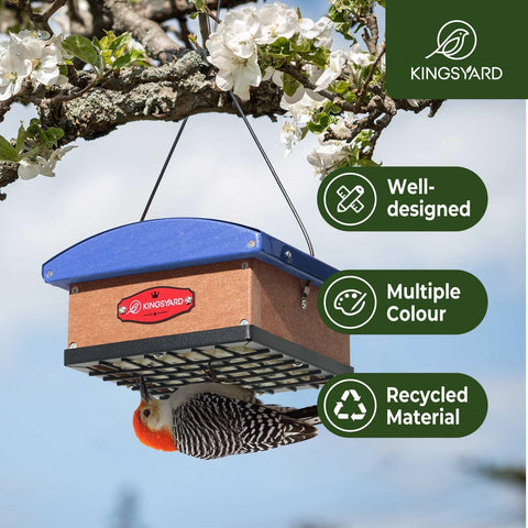 Kingsyard recycled plastic material withstands weather year-round.