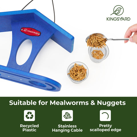 Kingsyard removable dishes simplify cleaning and refilling.