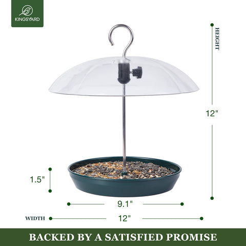 Kingsyard rust-proof metal base providing stable outdoor placement in wind