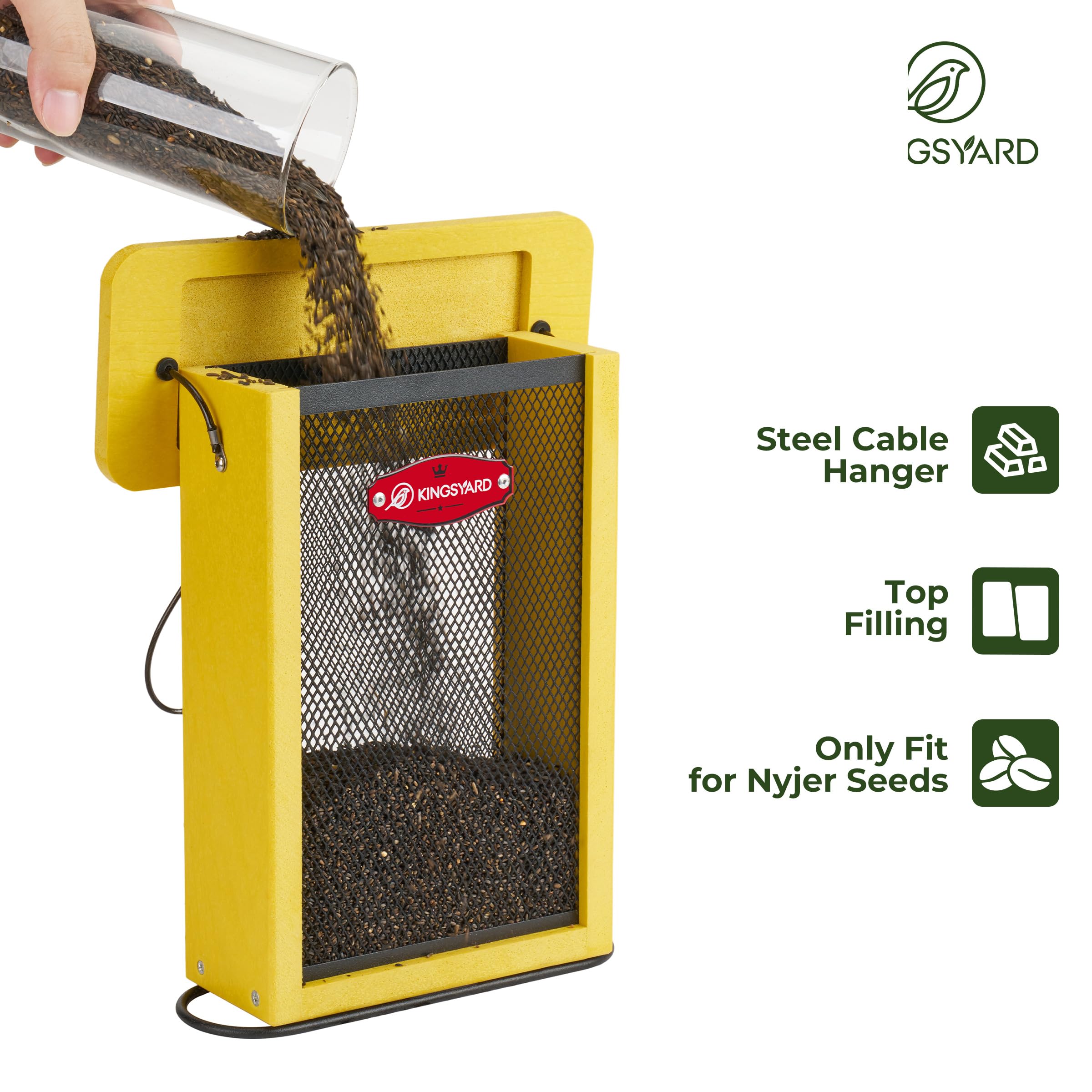Kingsyard sliding mesh design eases cleaning and maintenance