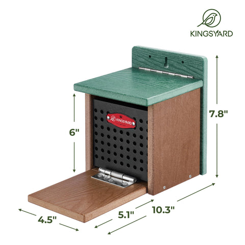 Removable metal front panel enables quick maintenance and hygiene checks