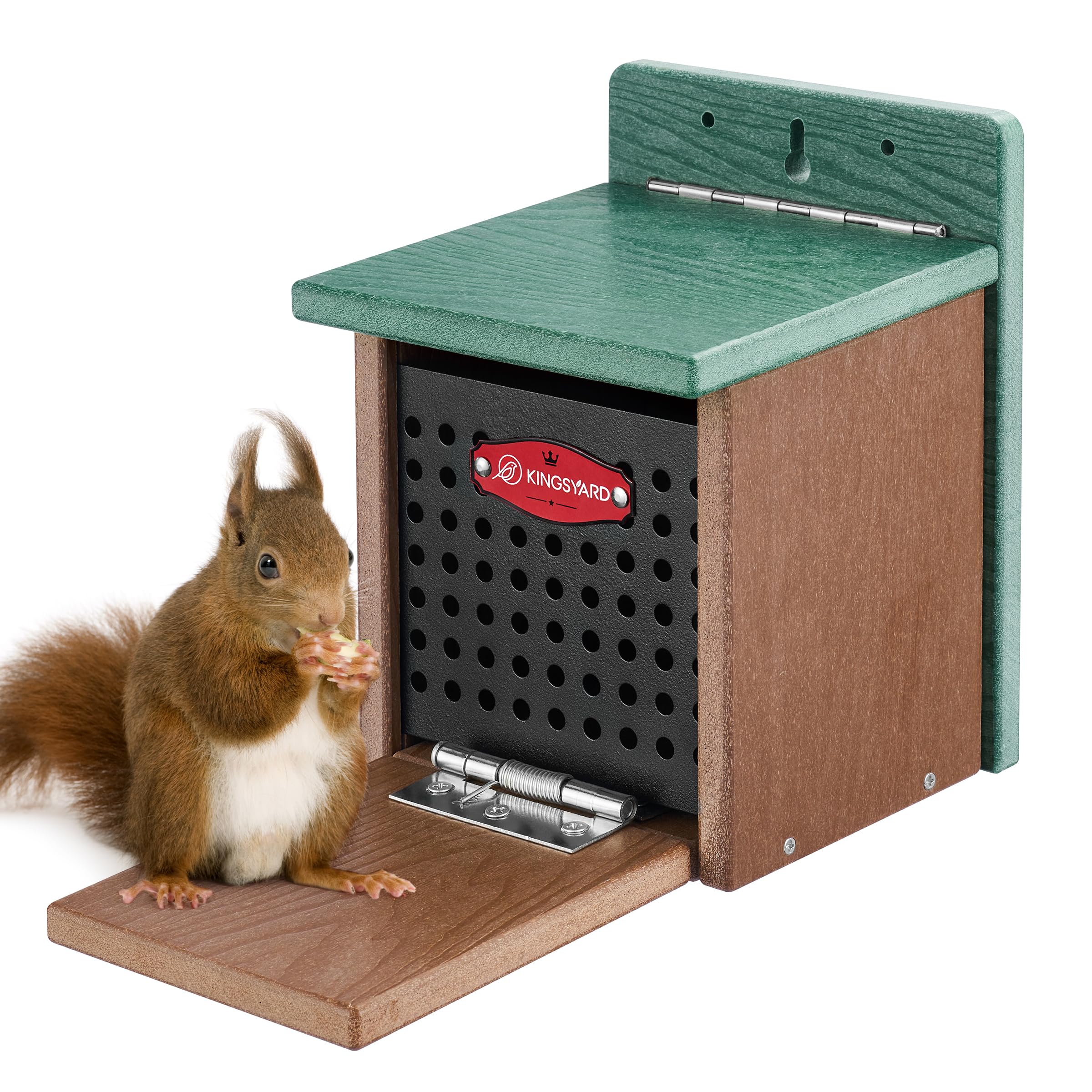 Kingsyard Squirrel Feeder Box exterior view for outdoor use