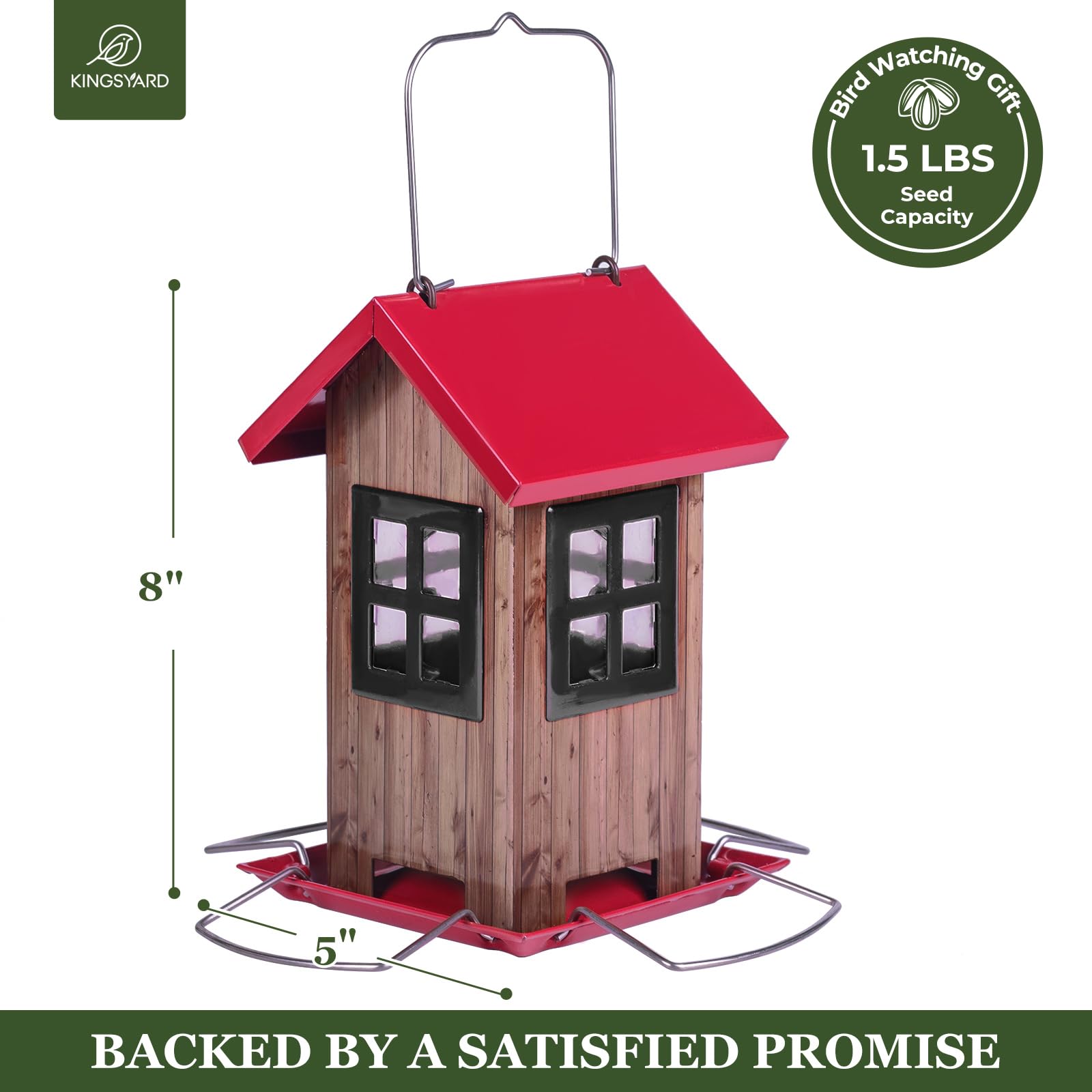 Kingsyard transparent window for easy seed monitoring without disturbance