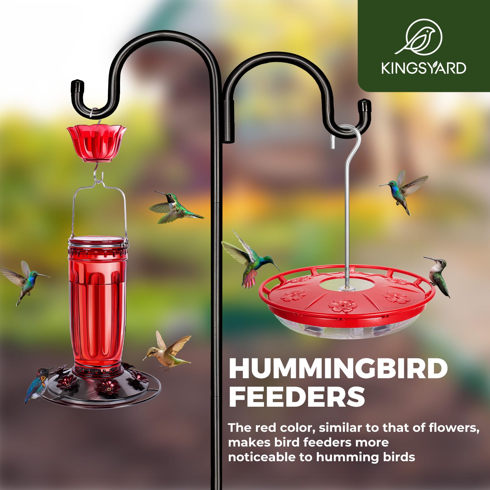Kingsyard two-pack adds stylish garden decor and bird-friendly gifting.