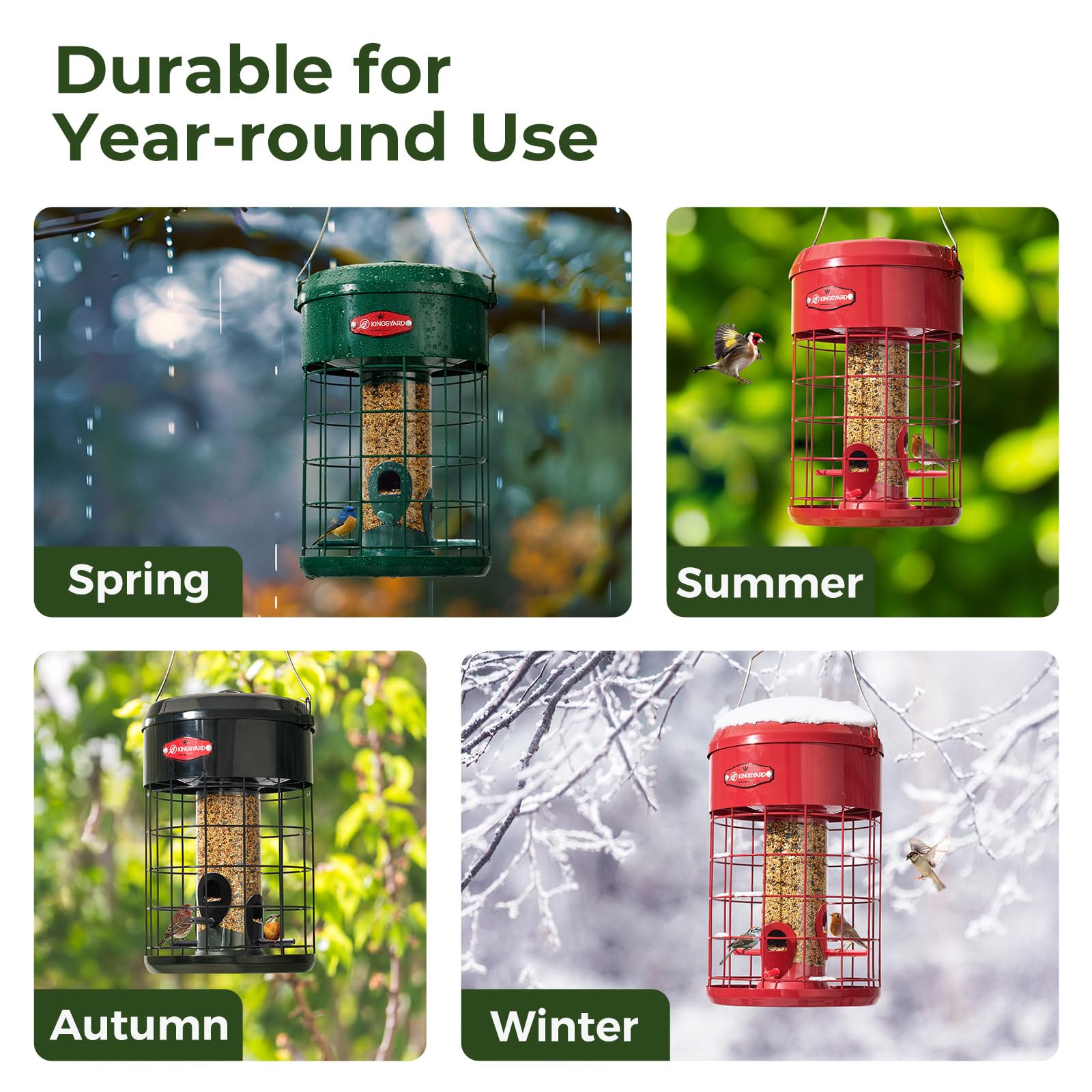 Kingsyard easy-refill design simplifies maintenance and care