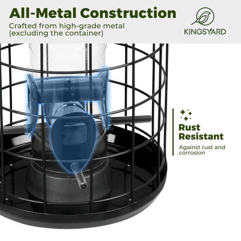 Kingsyard storage chamber enlarges seed capacity for longer intervals