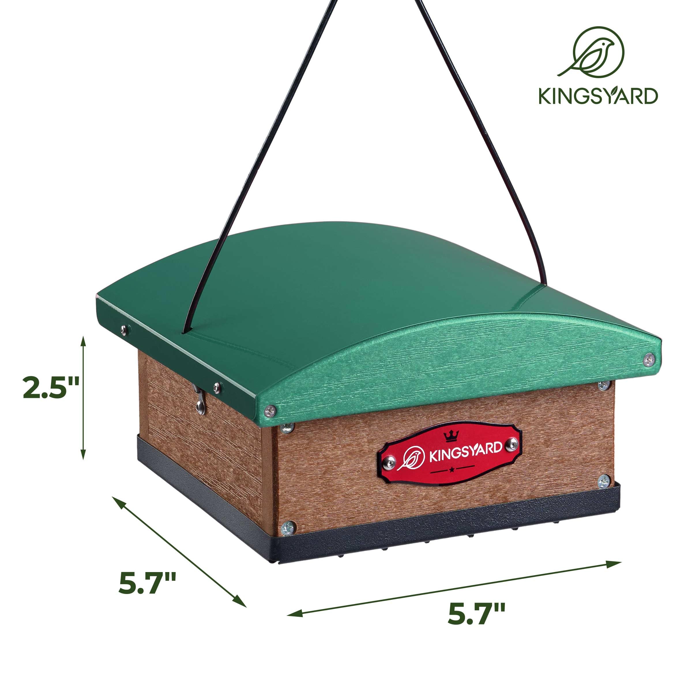 Kingsyard Upside Down Suet Feeder hanging capability offers flexible placement