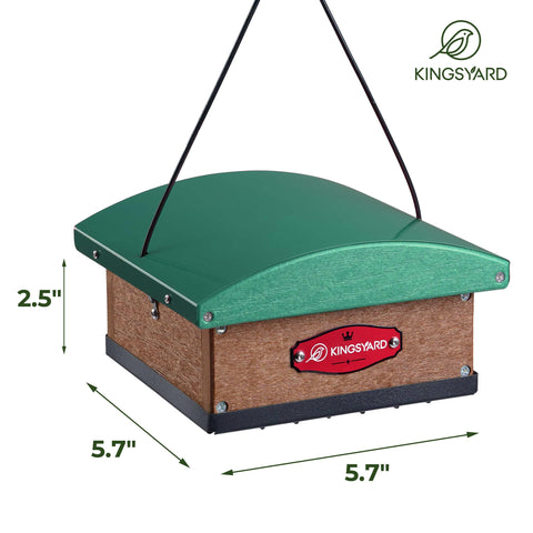 Kingsyard Upside Down Suet Feeder hanging capability offers flexible placement