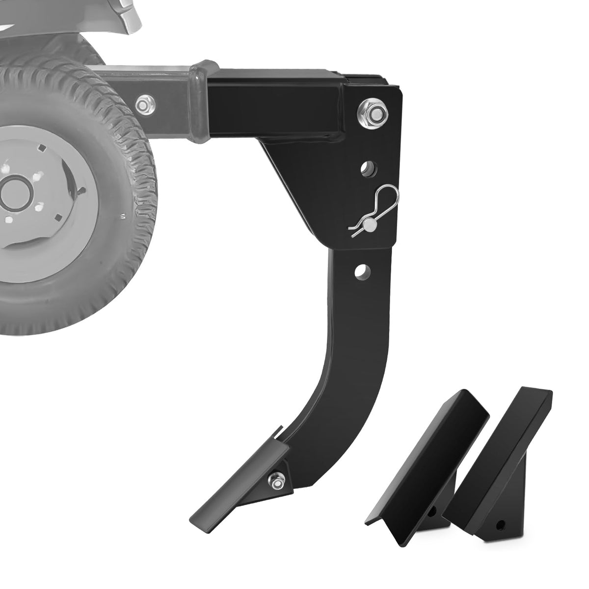 Kingway 3-point trencher ripper attachment ready for soil work and trenching.
