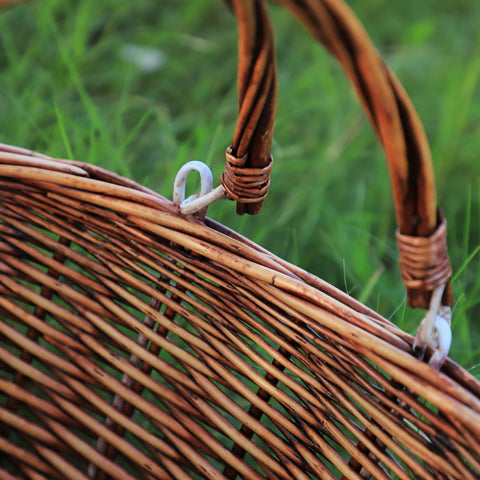 Kingwillow wicker basket for stylish storage and ready to use picnics.
