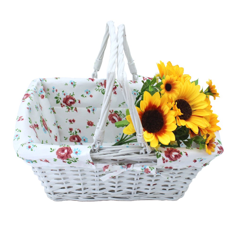 Kingwillow living room storage basket stores remotes, magazines, and toys.
