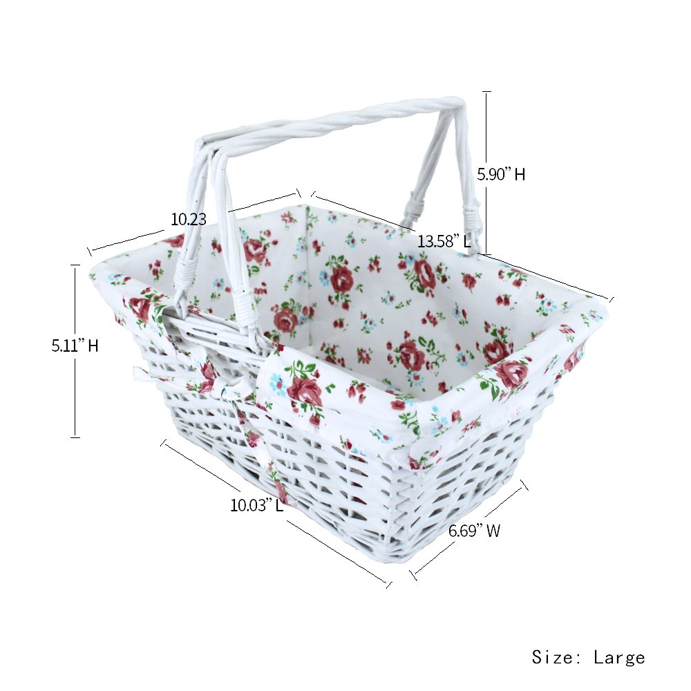 Kingwillow all-purpose organizer basket for shelves and closets.