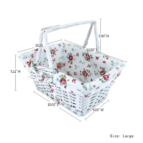 Kingwillow all-purpose organizer basket for shelves and closets.