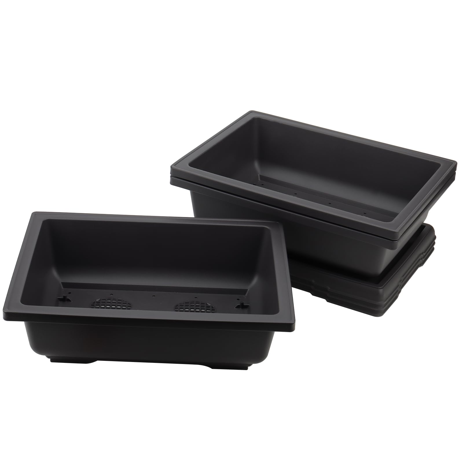 Kinjoek 14 inch pot outdoors on patio suitable for bonsai or succulents.