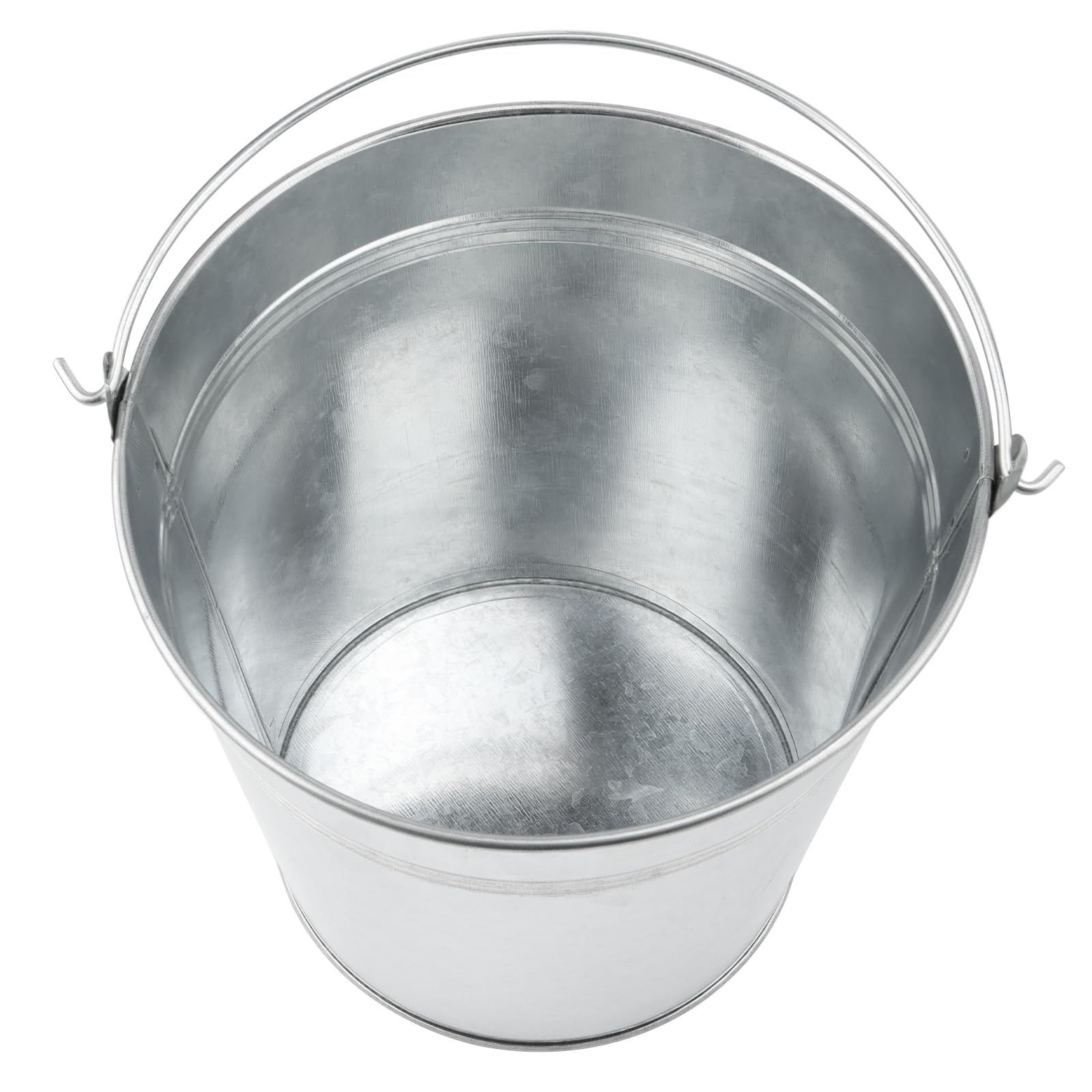 KINJOEK durable galvanized buckets suitable for indoor and outdoor decor projects.
