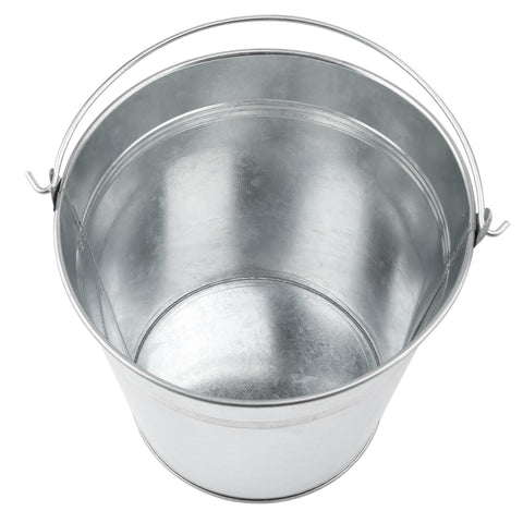 KINJOEK durable galvanized buckets suitable for indoor and outdoor decor projects.
