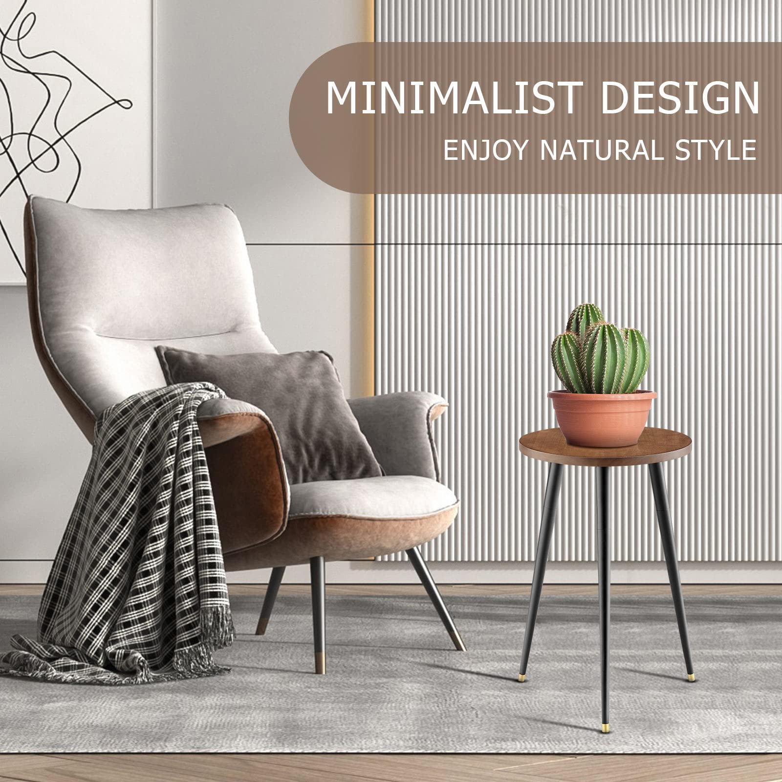 KINNARY stand height adjustable to 20 or 14 inches for versatile display