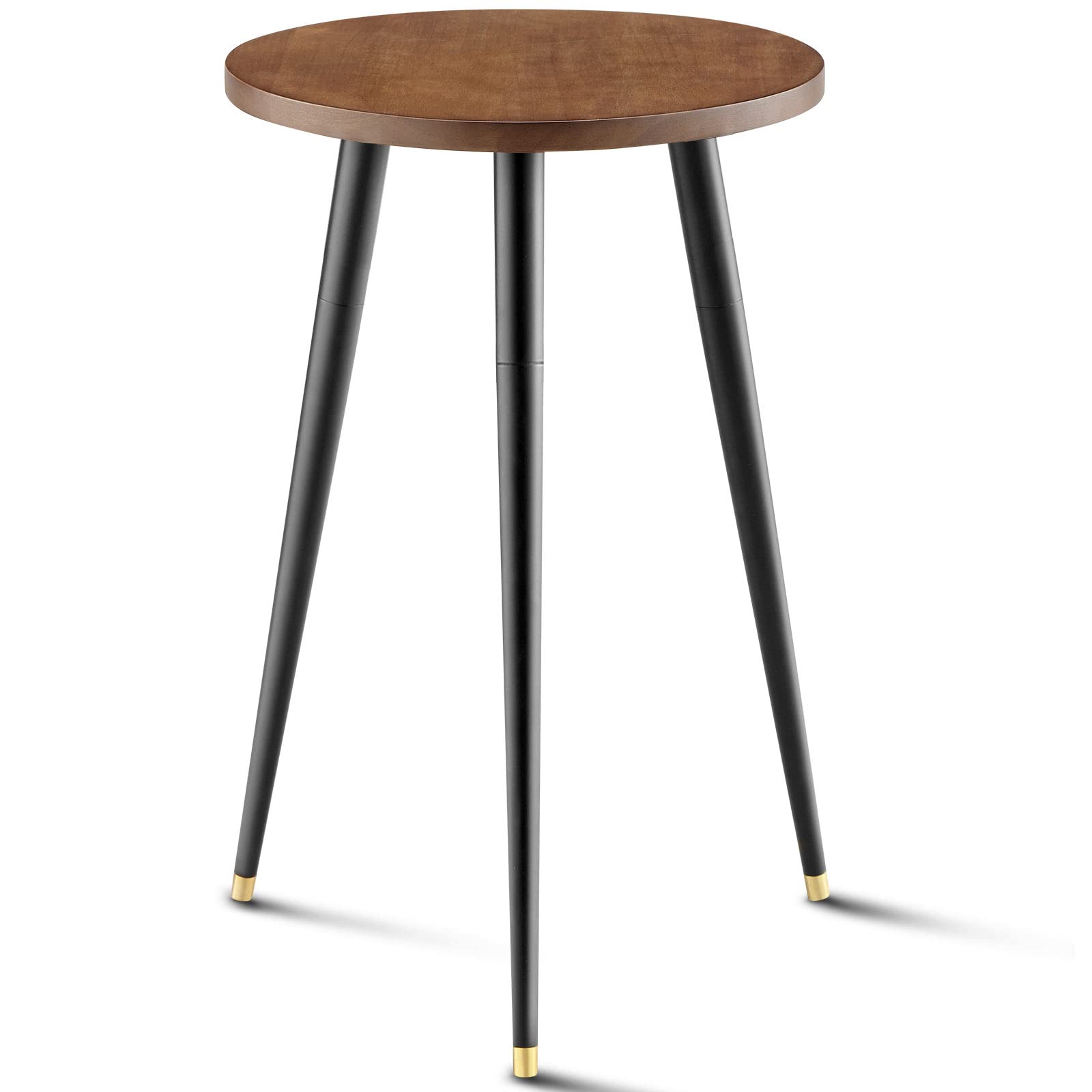 KINNARY tall plant stand with round top ideal for compact indoor spaces