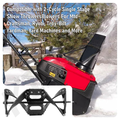 KINTLE compatible with 3 to 5 HP 2 cycle snow blowers included in kit.