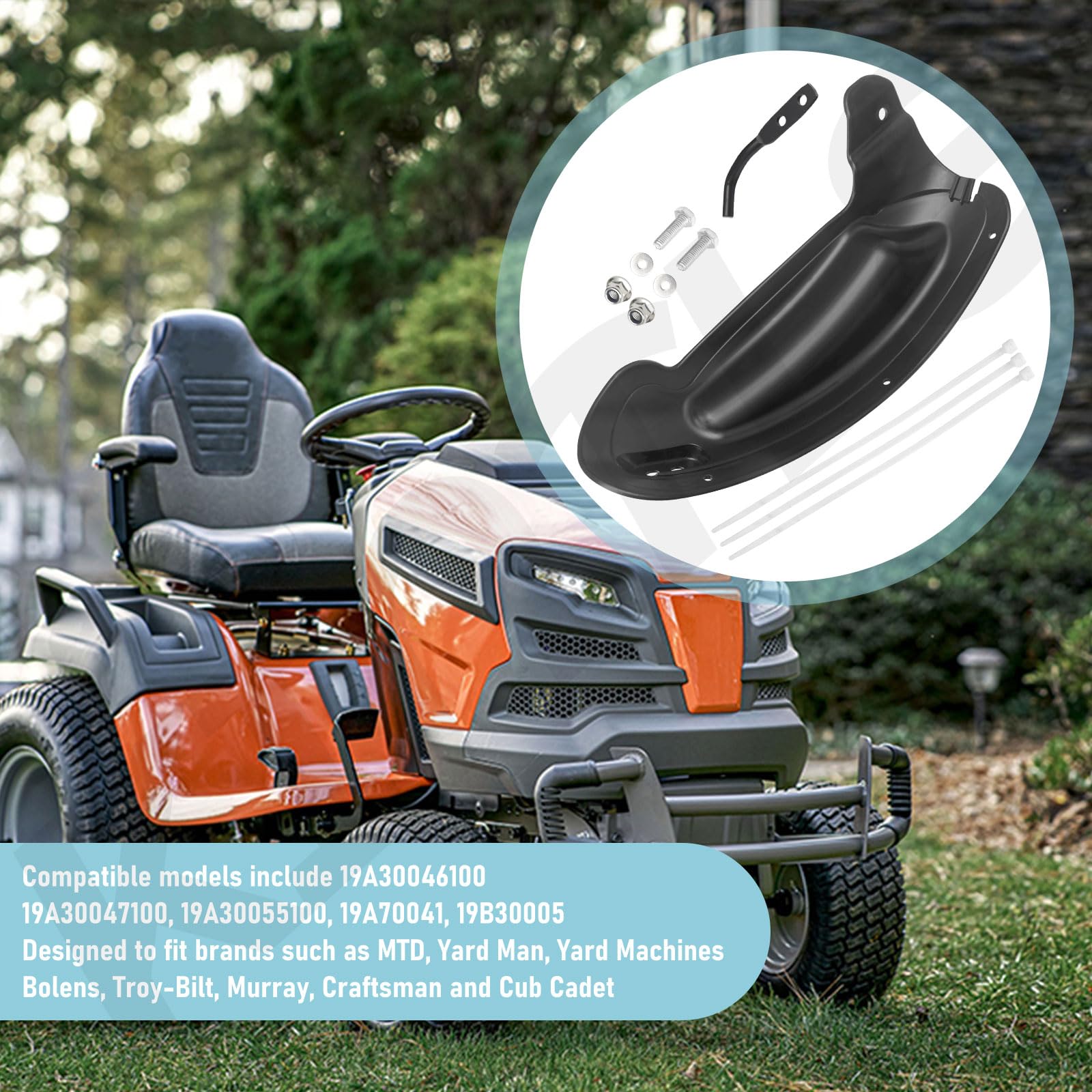 KINTLE compatibility list illustrating broad mower brand support.