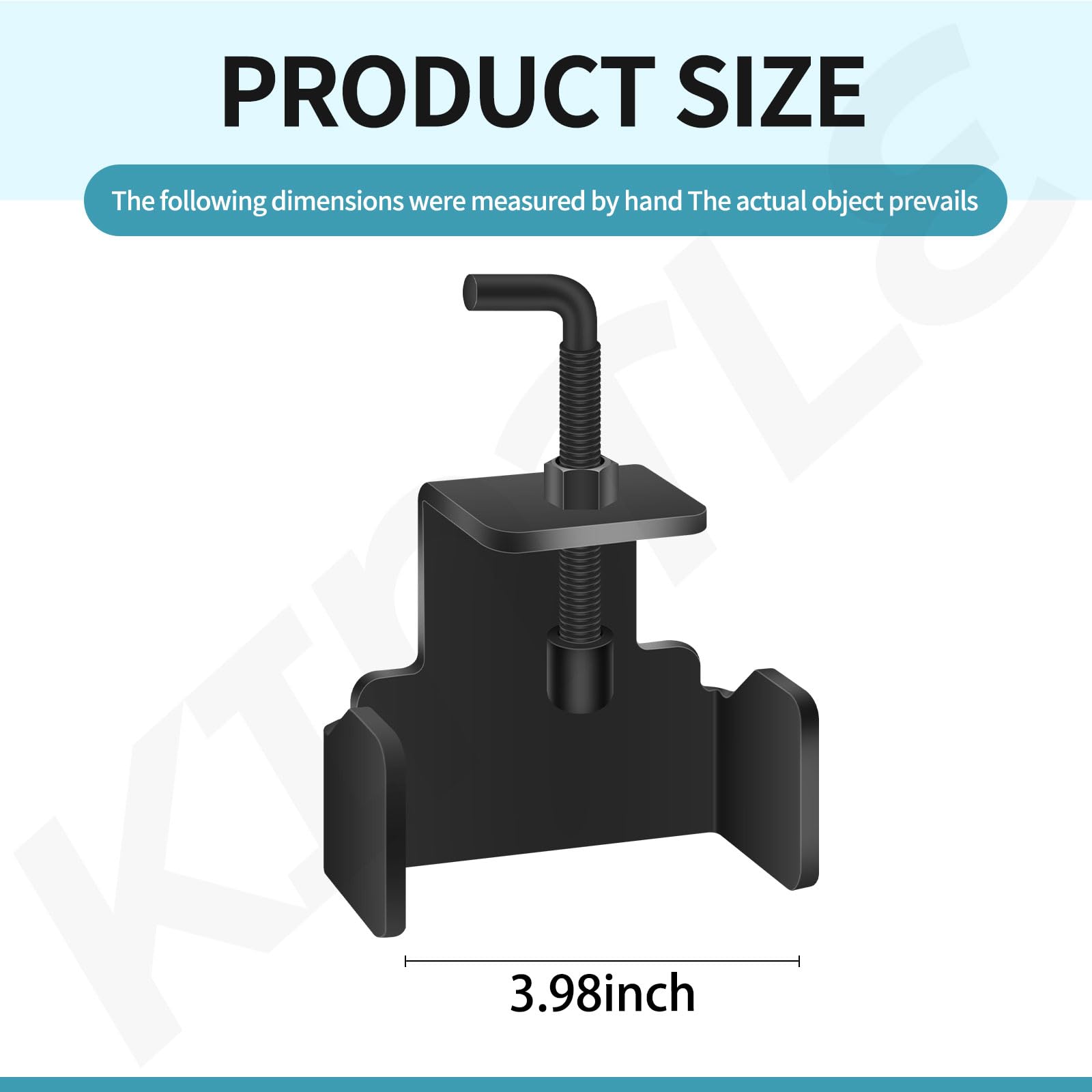 KINTLE blade removal tool with clamp engaged, blade held steady for removal.