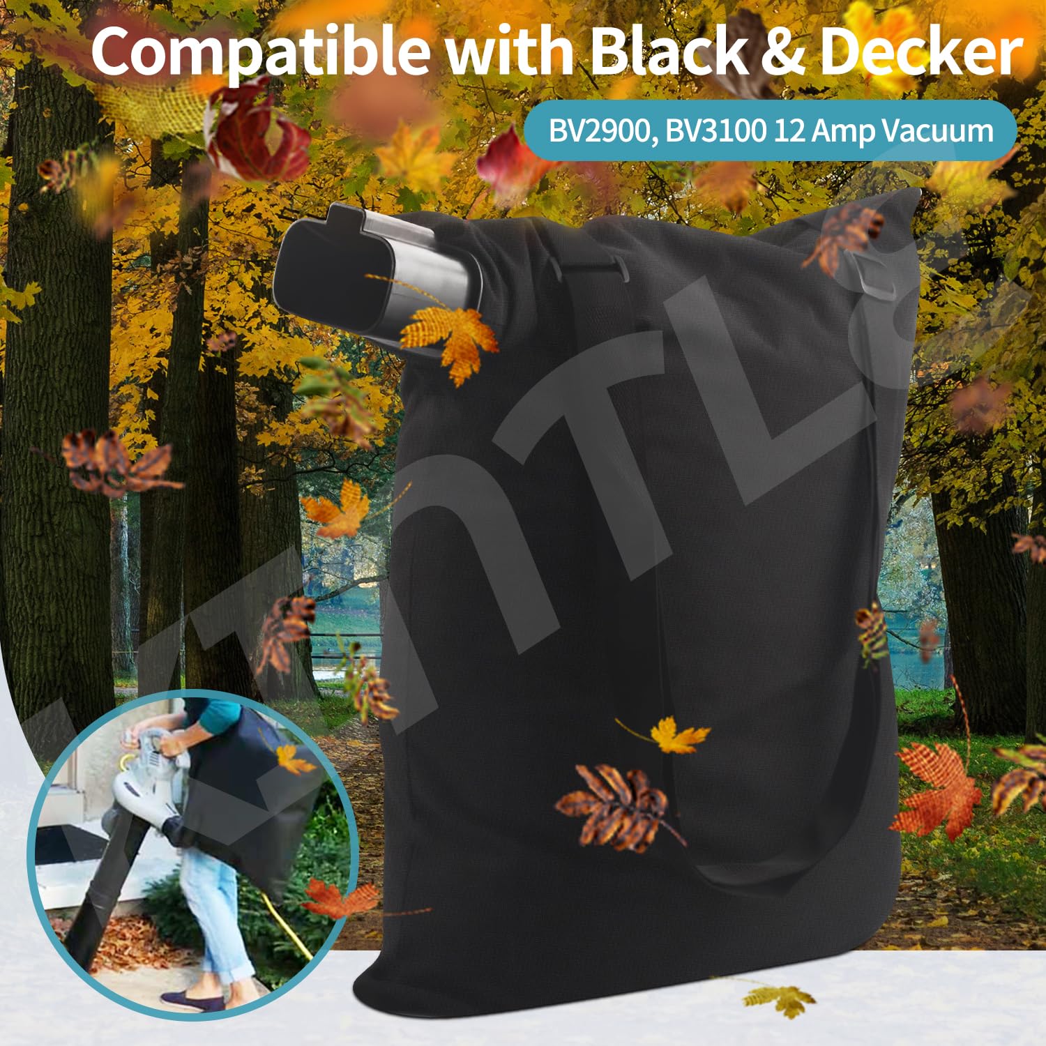 KINTLE BV2900 compatibility bag for efficient leaf collection