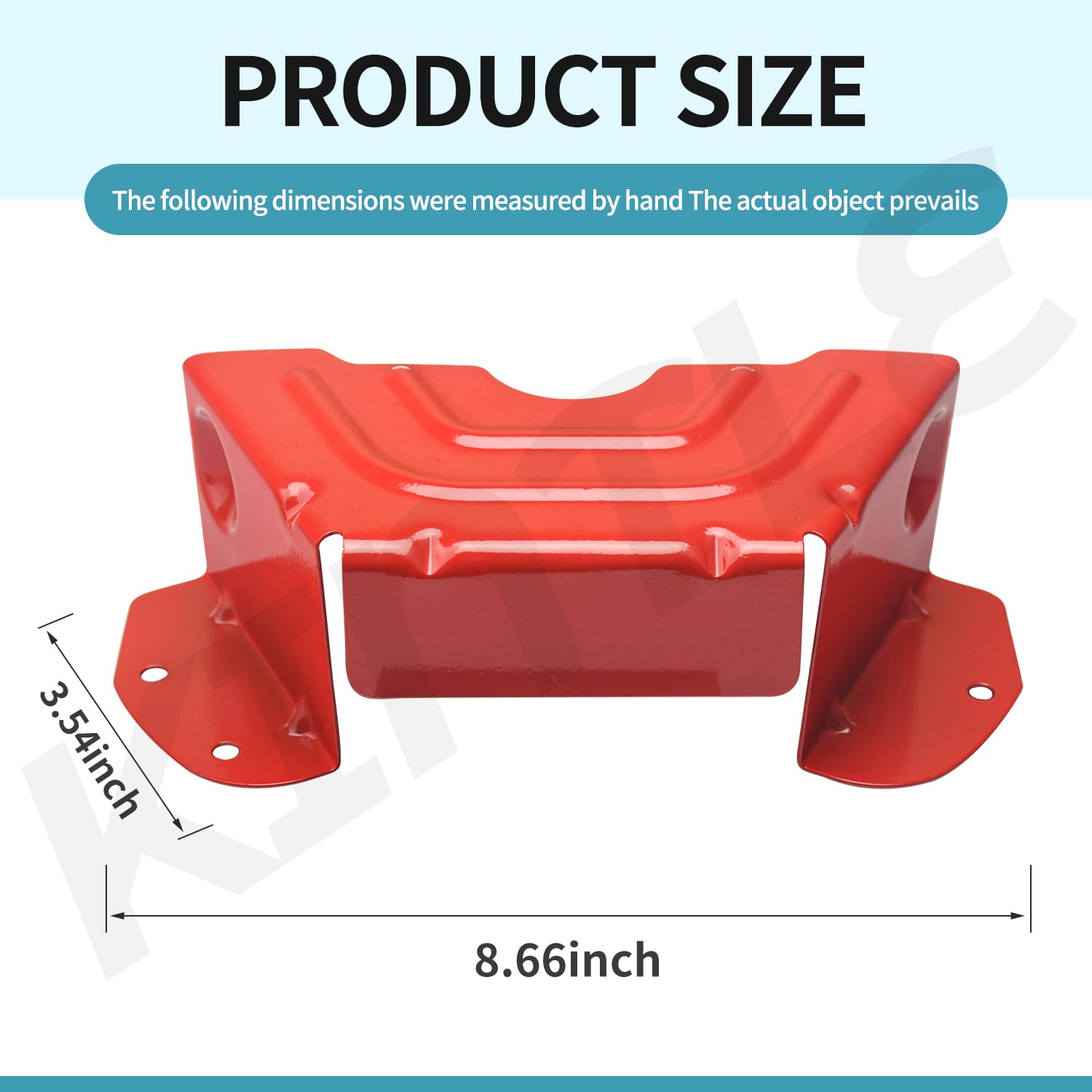 KINTLE right side spindle guard cover installed on a riding mower.
