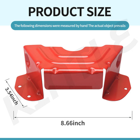 KINTLE right side spindle guard cover installed on a riding mower.