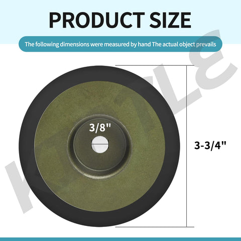 KINTLE GW-2111 reverse disc side profile showing durable rubber and metal construction for long lasting use.
