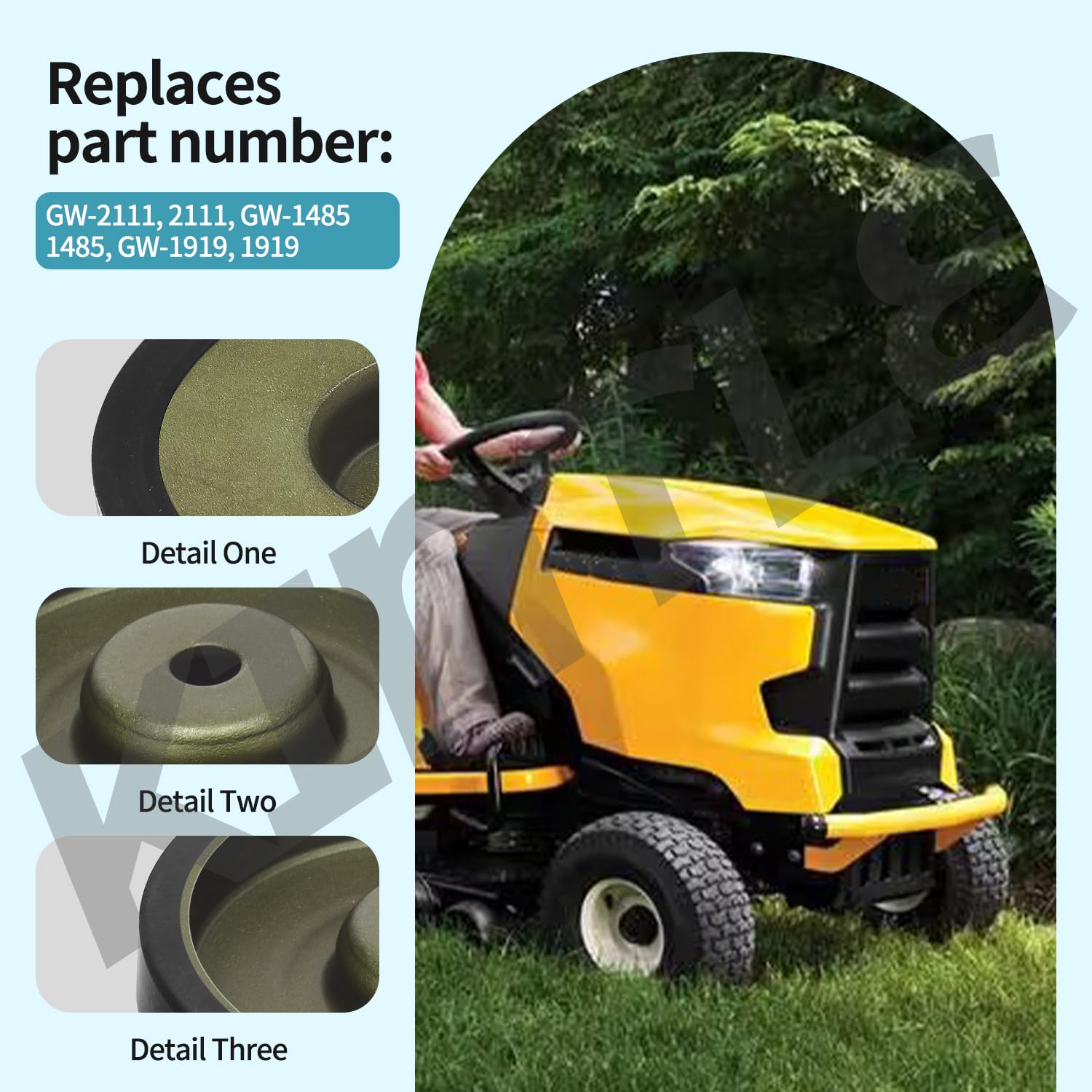 KINTLE compatibility chart visual confirms broad model support for Troy-Bilt Horse Tillers.