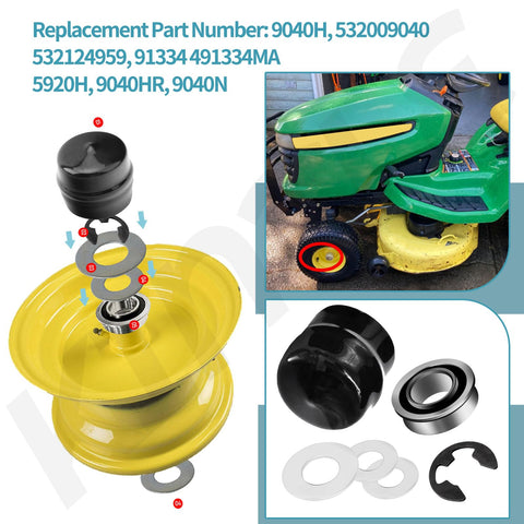 KINTLE hub cap retainer washers secure components during use.