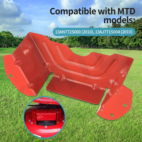 KINTLE red deck guard enhances visibility during maintenance.