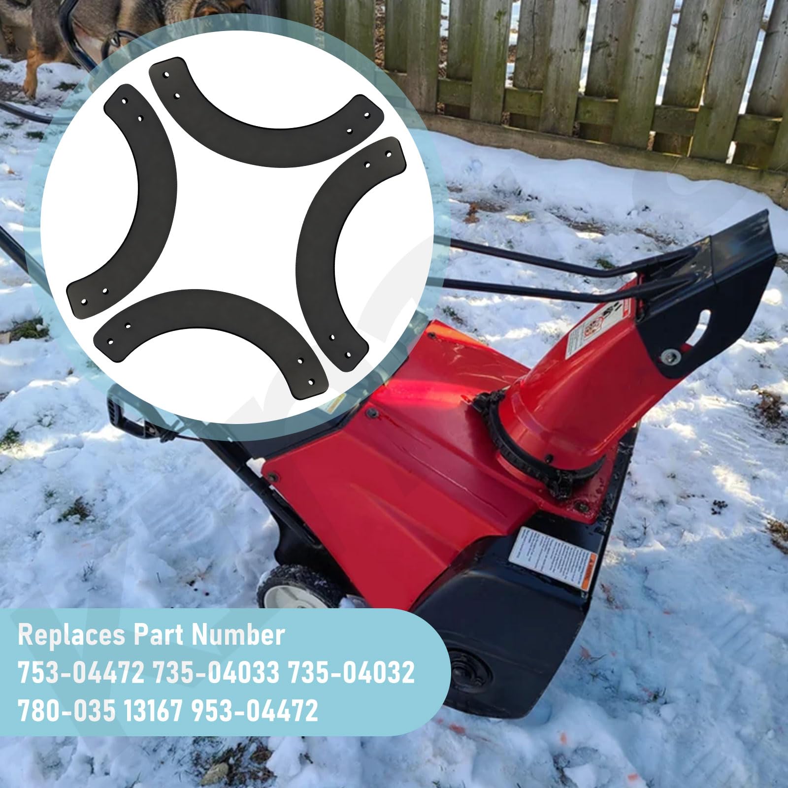 KINTLE rubber paddles crafted from durable material for winter use.