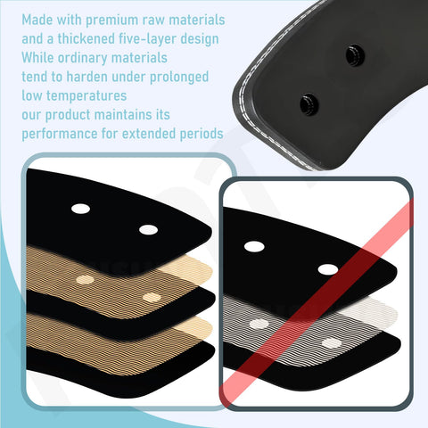 KINTLE rubber paddle set packaging contents ready for replacement.