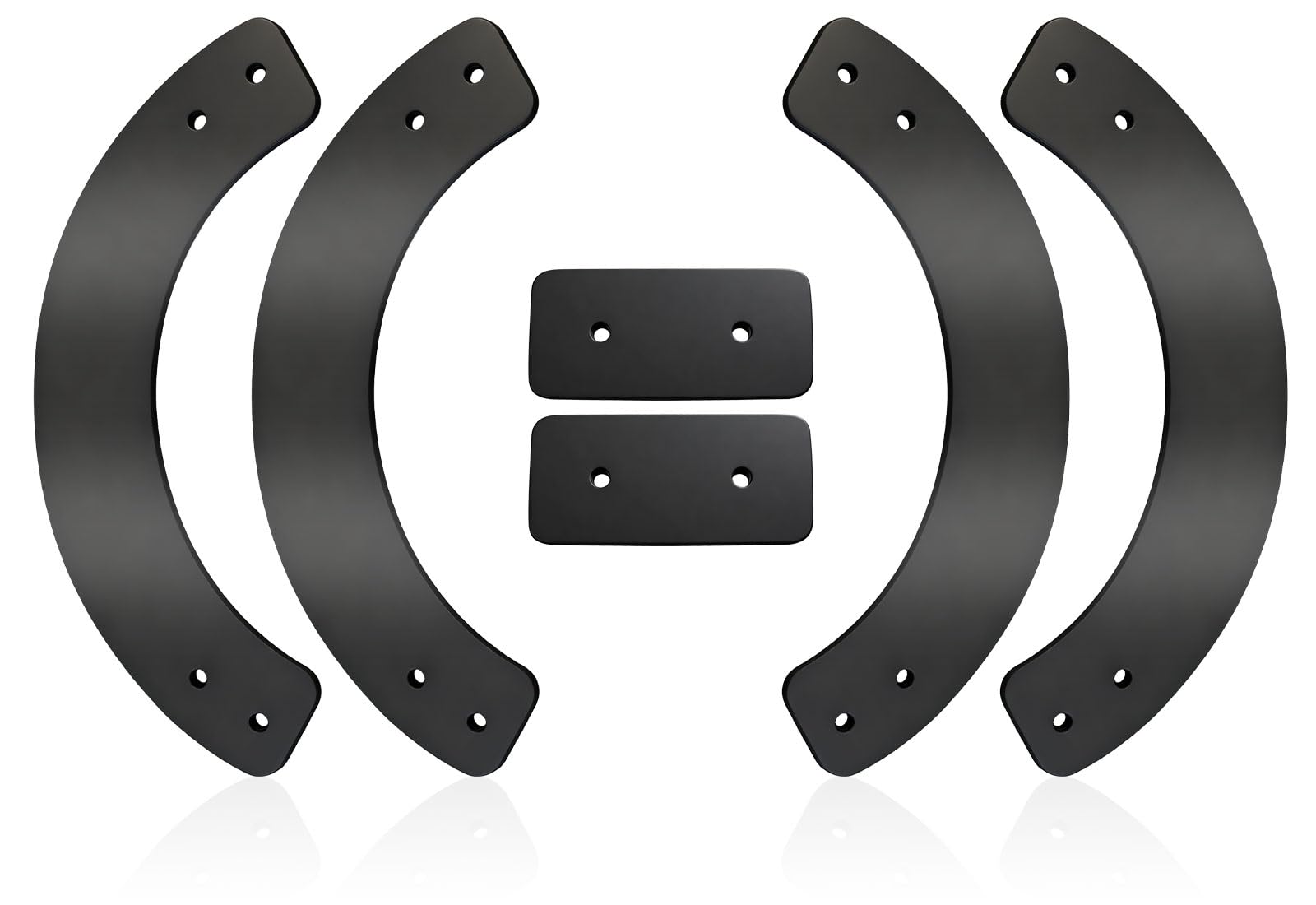 KINTLE rubber paddle set rectangle paddles for durable snow contact.