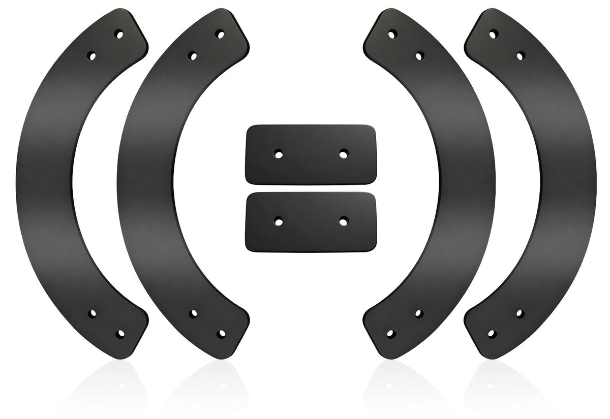 KINTLE rubber paddle set rectangle paddles for durable snow contact.