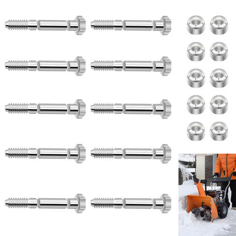 KINTLE snow blower shear bolts and nuts collection for quick replacements.